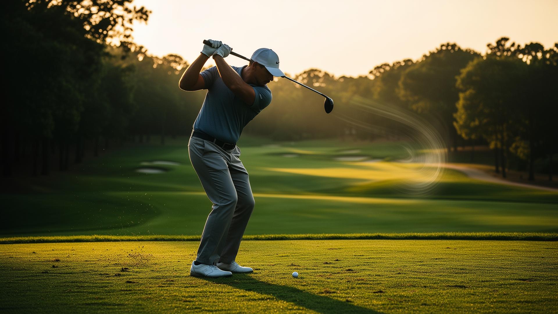 Golfer auf dem Fairway
